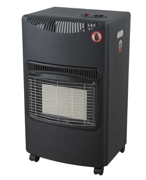 STUFA A GAS GH02 NERA 4,2KW 42X35H72CM.