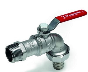 R621 RUBINETTO PORTAGOMMA A LEVA ø1/2" BOCCA 3/4"