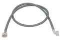 TUBO CARICO LAVATRICE PVC CON RACCORDO CURVO F.F. 2 METRI