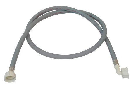 TUBO CARICO LAVATRICE PVC CON RACCORDO CURVO F.F. 2 METRI