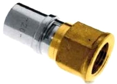 RACCORDO DIRITTO FILETTATO FEMMINA DIAMETRO 20 mm x 1/2" BAMPI SISTEMA BALPEXGAS