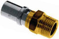 RACCORDO DIRITTO FILETTATO MASCHIO DIAMETRO 16 mm x 1/2" BAMPI SISTEMA BALPEXGAS