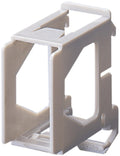 SUPPORTO 1 POSTO 1,5 MODULI DIN PER MONTAGGIO COMPONENTI SERIE SYSTEM SU GUIDA DIN GEWIS