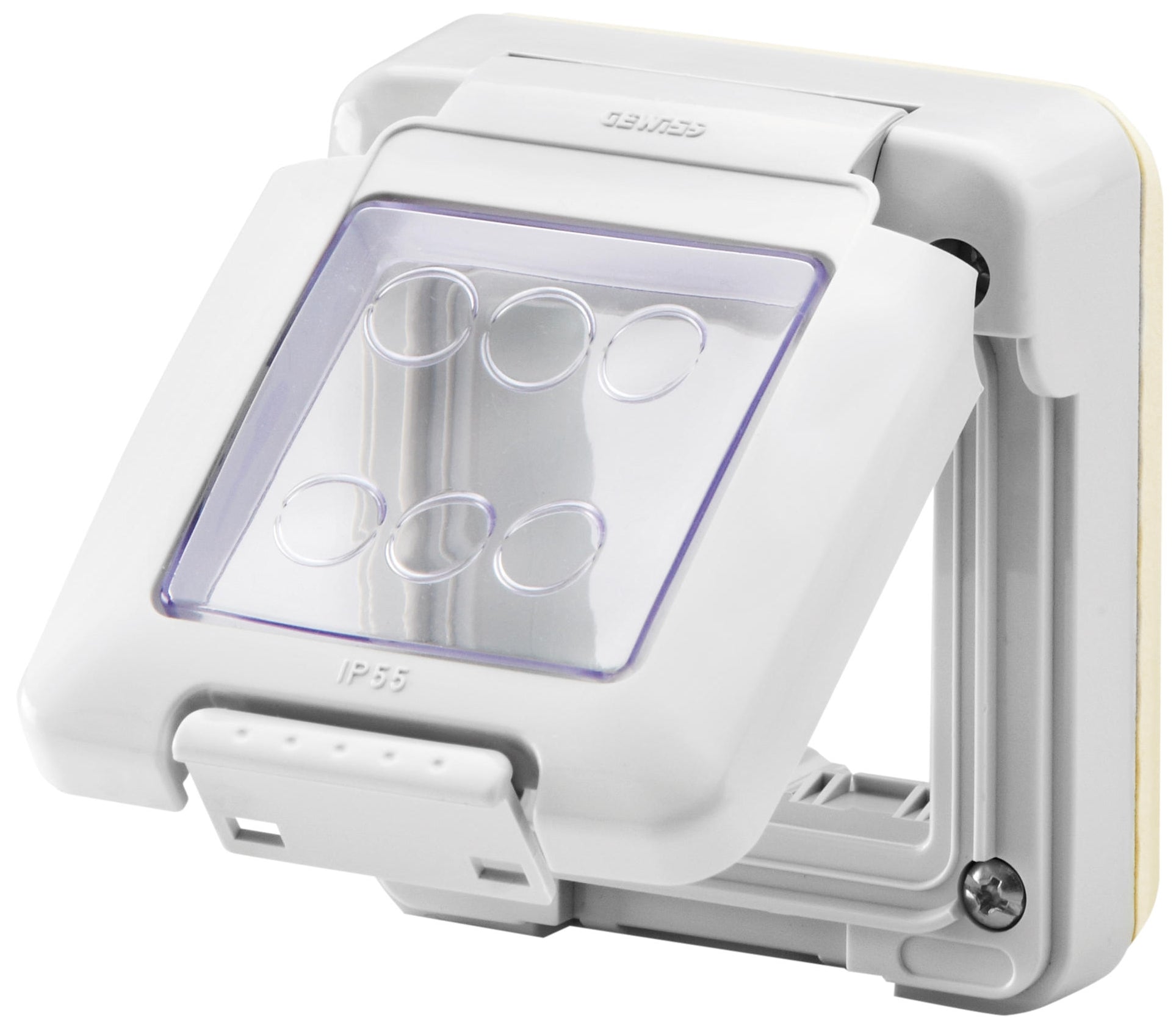 CALOTTA STAGNA 2 POSTI IP55 GEWISS, COMPATIBILE CON SERIE SYSTEM.