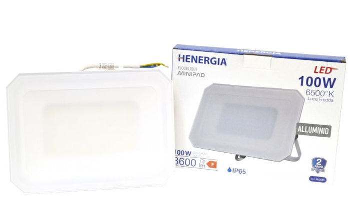 MINI PAD 100W 6500K 8600LM IP65 MILKY GLASS