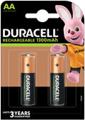 BLISTER 2 BATTERIE RICARICABILI  STILO (AA) DURACELL RECHARGEABLE