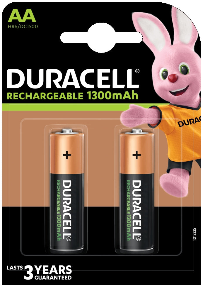 BLISTER 2 BATTERIE RICARICABILI  STILO (AA) DURACELL RECHARGEABLE