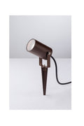 PROIETTORE AKRON CORTEN CON PICCHETTO 1XGU10 IP54 10X6X6CM
