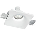 FARETTO DA INCASSO GU10 IN GESSO VERNICIABILE