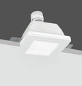 INCASSO SNOW BIANCO 1XGU10 12X12X6CM