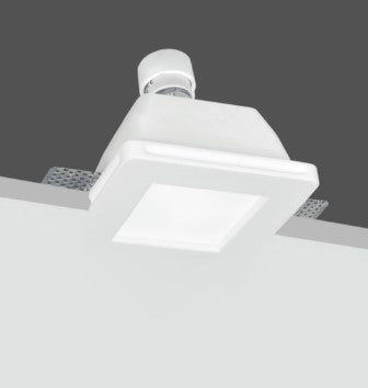 INCASSO SNOW BIANCO 1XGU10 12X12X6CM