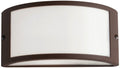 APPLIQUE ESTERNO IN ALLUMINIO BRONZO 42W E27 CON DIFFUSORE IN POLICARBONATO