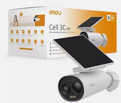 TELECAMERA IP CAMERA 2K WIFI DA ESTERNO PANNELLO SOLARE IPC-K9DCP-3T0WE-V2 IMOU