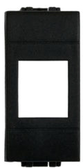 ADATTATTORE NERO PER FRUTTO SERIE LIVING INTERNATIONAL 4NET