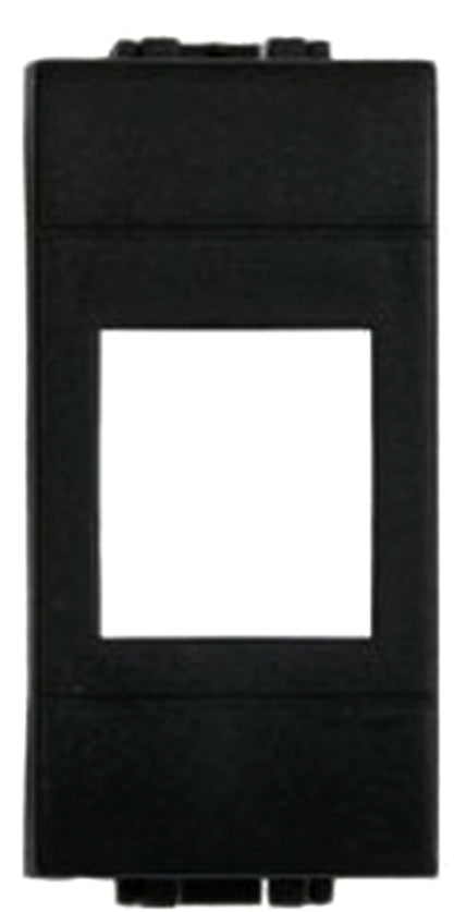 ADATTATTORE NERO PER FRUTTO SERIE LIVING INTERNATIONAL 4NET