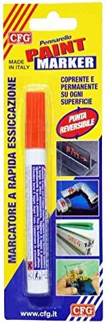 MARCATORE A RAPIDA ESSICCAZIONE PAINT MARKER COLORE ARANCIO