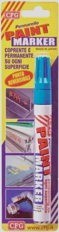 MARCATORE A RAPIDA ESSICCAZIONE PAINT MARKER COLORE CELESTE