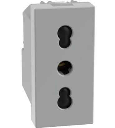 BTICINO - BTIJG4180 MATIXGO - PRESA ITA BIVALENTE P17/11 GRIGIO