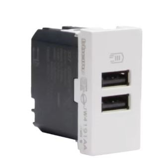 BTIJW4191AA MATIXGO - CARICATORE USB AA 1M BIANCO