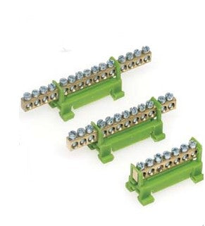 MORSETTIERA OTT. 15X16MMQ CON SUPPORTO VERDE