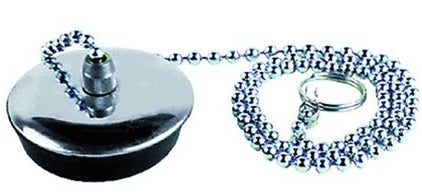 TAPPO PER SANITARI CON PLACCA INOX Ø 45,5 mm