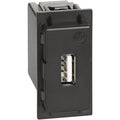 CARICATORE USB 5V NERO BTICINO LIVING NOW