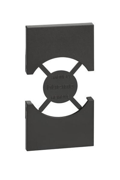 COVER BTICINO LIVING NOW PER PRESA SCHUKO 2 MODULI NERO KG03