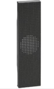 COVER SUONERIA 1 MODULO NERO LIVING NOW