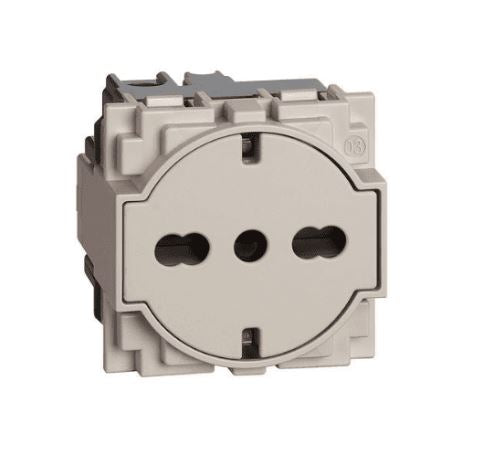 BTICINO - BTIKM4140A16F L.NOW - PRESA FLAT 16A STD GER-ITA SABBIA