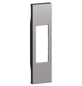 COVER PRESA ITA 10/16A 1MODULO ACCIAIO