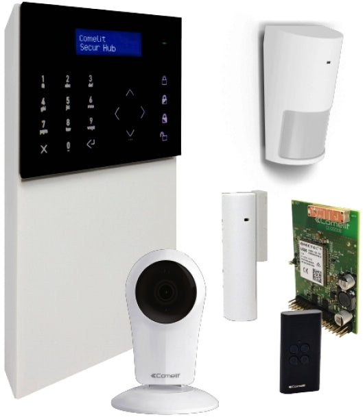 KIT ANTINTRUSIONE WIRELESS CON CENTRALE SECURE HUB