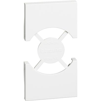 COVER PER PRESA SHUKO 2 MODULI BIANCO  LIVING NOW