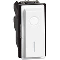 INTERRUTTORE BIPOLARE BIANCO 1 MODULO PER   LIVING NOW