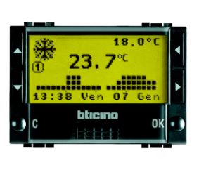 LIVING INT - CRONOTERMOSTATO PROGRAMMABILE A BATTERIE