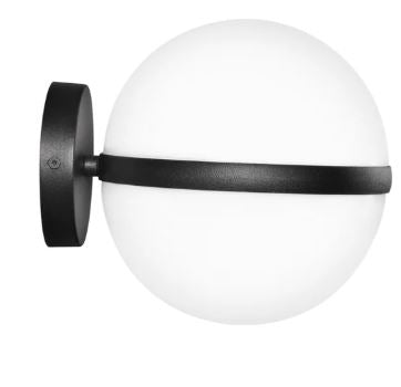 APPLIQUE ORBIT NERA 1XE27 IP44 23 5X20 5CM