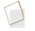 PLAFONIERA LED AYRTON QUADRATA ORO 42W 5200LM CCT 37X10X42CM