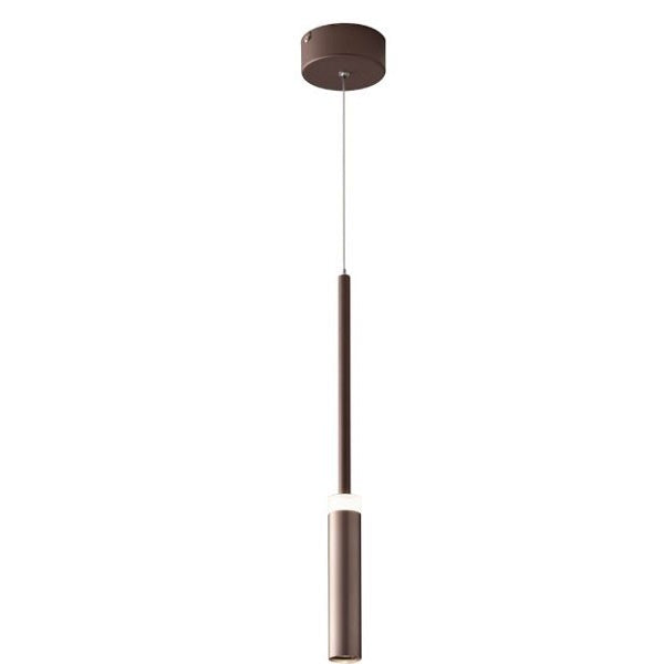 SOSPENSIONE LED CANDLE IN ALLUMINIO BRONZO LUCE SINGOLA BIEMISSIONE