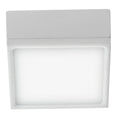 PLAFONIERA QUADRATA BIANCA IN ALLUMINIO 16W LUCE NATURALE