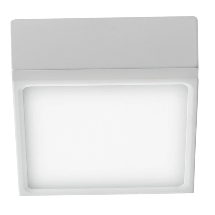 PLAFONIERA QUADRATA BIANCA IN ALLUMINIO 16W LUCE NATURALE