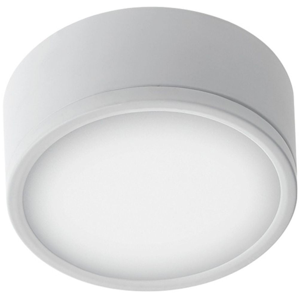 PLAFONIERA TONDA BIANCA IN ALLUMINIO 16W LUCE NATURALE