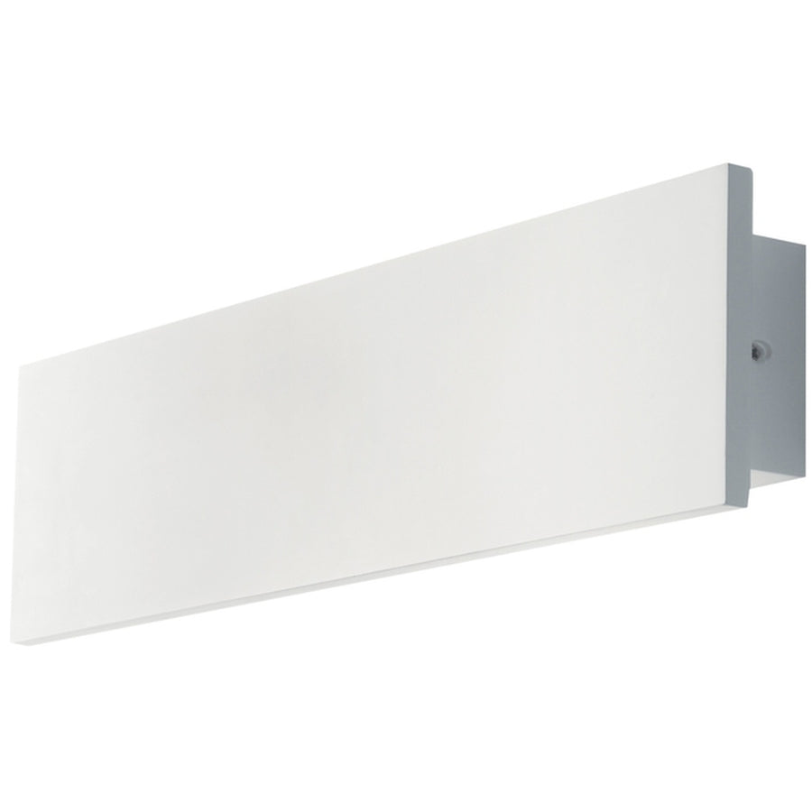 APPLIQUE A LED 8W LUCE NATURALE BIEMISSIONE IN GESSO VERNICIABILE
