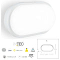 PLAFONIERA LED SHELLY BIANCA 20W LUCE NATURALE IP65
