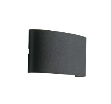 APPLIQUE BIEMISSIONE LED BEETLE ANTRACITE 6W 600LM CCT IP54 17X8X4CM