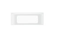 APPLIQUE BIEMISSIONE LED DESERT BIANCA 12W 1500LM CCT 3000/4000K IP65 25X5 3X9 5CM