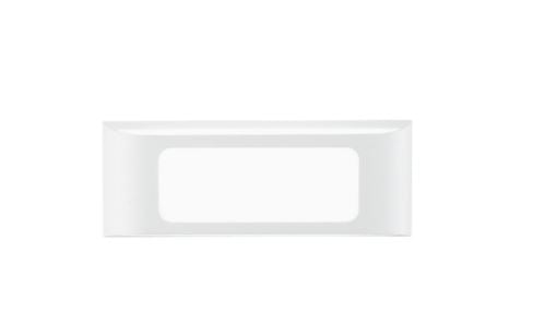 APPLIQUE BIEMISSIONE LED DESERT BIANCA 12W 1500LM CCT 3000/4000K IP65 25X5 3X9 5CM