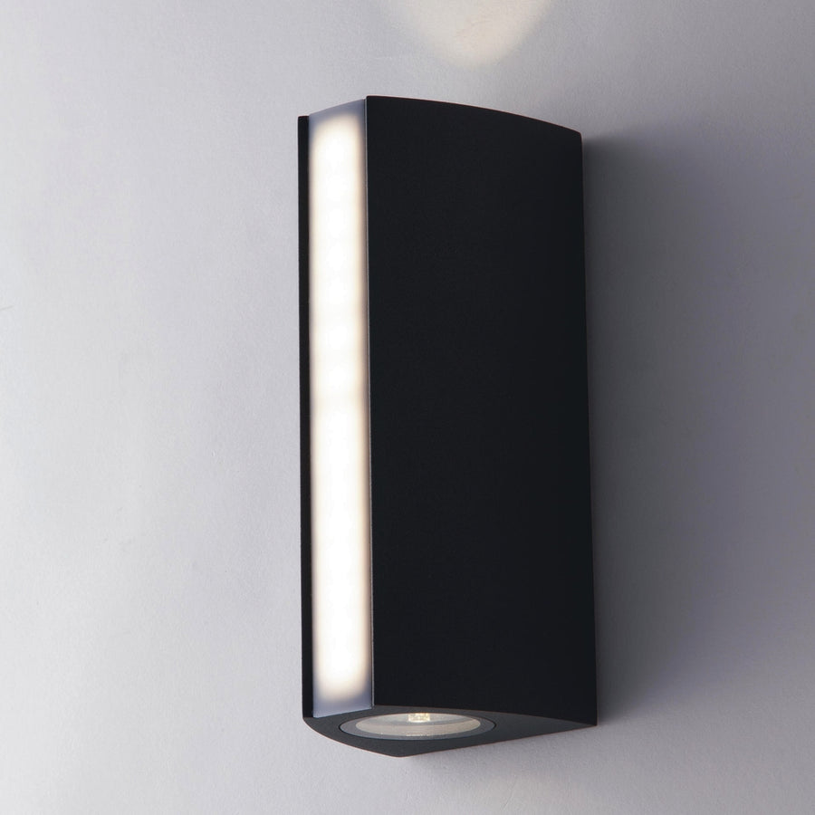 APPLIQUE A LED 6W LUCE NATURALE BIEMISSIONE PIÙ EMISSIONE FRONTALE IN ALLUMINIO COLOR ANTRACITE