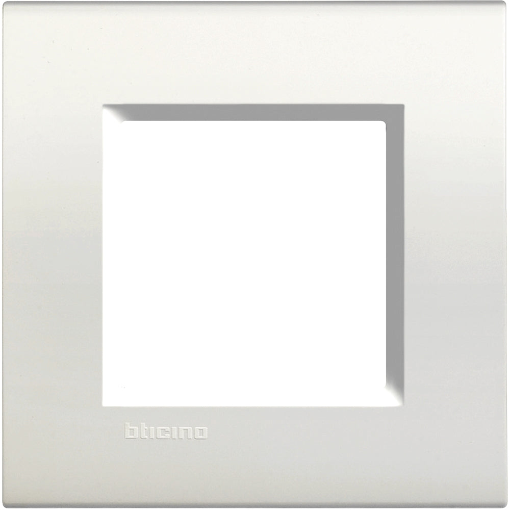 PLACCA QUADRA 2 MODULI BIANCA BTICINO LIVINGLIGHT