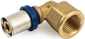 GOMITO FILETTATO FEMMINA A PRESSARE MULTIPINZA PROFILI U-TH-H DIAMETRO 32 mm x 1" BAMPI SISTEMA BALPEX SERIE LP