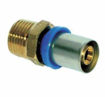 RACCORDO DIRITTO FILETTATO A PRESSARE MASCHIO 26X3/4"