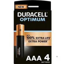 BLISTER 4 MINI STILO AAA DURACELLA OPTIMUM